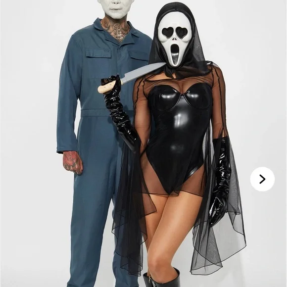 Scream 🔥 ghostface costume cosplay Halloween Fashion Nova sexy - Picture 2 of 5